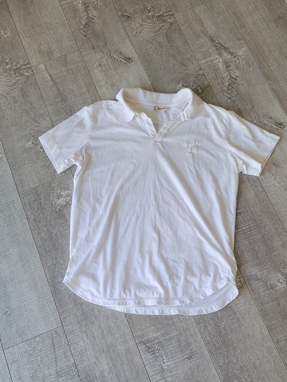 Diesel Men's White Polo Shirt